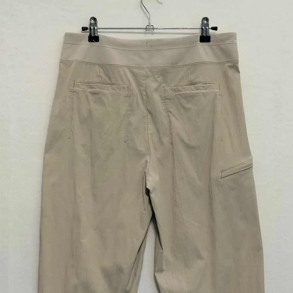 Athleta Trekkie North Joggers High Rise Lightweight Beige Womens 6 Casual Hike
